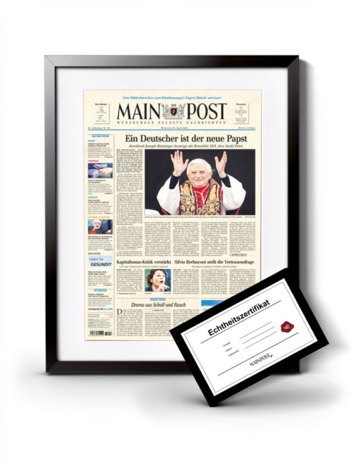 Main-Post &ndash; Historische Titelseite