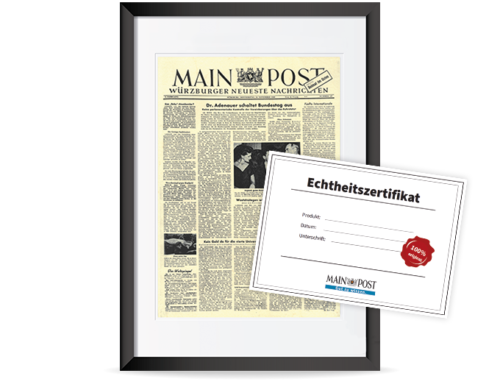 Historische Titelseite GERAHMT